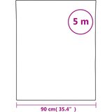 vidaXL Prozorska folija matirana bijela 90 x 500 cm PVC | shoptok.hr