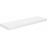  Plutajuća zidna polica visoki sjaj bijela 80x23,5x3,8 cm MDF | shoptok.hr