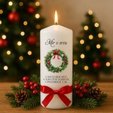  Adventna sveča z motivom venčka in napisom ADVSV 12 | Shoptok.si