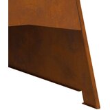 vidaXL Corten čelik Veliko Izdržljivo Ognjište od corten čelika | shoptok.hr