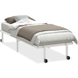 vidaXL posteljni okvir brez vzmetnice zložljiv beli 80x200 cm jeklo, (21792770) | Shoptok.si