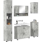  Set namještaja za kupaonicu 5 kom. Betonski sivi | shoptok.hr