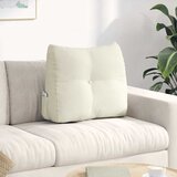  Jastuk za leđa Krema 60 x 24 x 50 cm Baršun | shoptok.hr