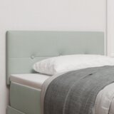 vidaXL LED Uzglavlje s gumbićima svjetlosiva 90 cm Baršun | shoptok.hr