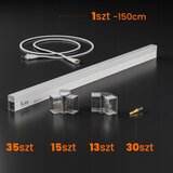  LED plafonska svetiljka LED/570W/85-265V 6500K 522x298 cm CRI 90 IP54 bela | Eponuda.com