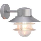 Elstead Lighting Elstead Copenhagen Zunanja stenska svetilka z 1 lučjo, srebrna, IP44, E27, (22100097) | Shoptok.si