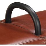 vidaXL Starinska telovadna klop z ročaji pravo kozje usnje | Shoptok.si