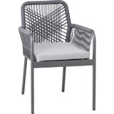 Ambia Garden VRTNI SEDEŽ aluminij siva | Shoptok.si