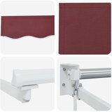  Povlačivi tende Tamno crvena 4 x 2 m 100% Poliester i Aluminij | Eponuda.ba