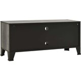 vidaXL TV omarica siva 105x36x47 cm kovina in MDF | Shoptok.si