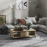 The Living Store Klubska mizica sonoma hrast 103,5x60x35 cm iverna plošča - Klubska Mizica, (21421279) Cene