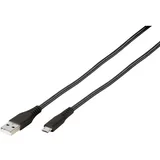 Vivanco IZLOŽBENI PRIMJERAK - Kabel 61697 Micro-USB, 2.5m, pleteni crni
