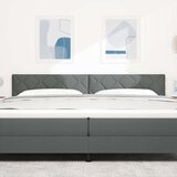 vidaXL Naslon za glavo Diamantni Bloki Oblika Temno Siva 200 cm Tkanina | Shoptok.si