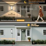 BOYIR 24 W Zunanja LED Stenska Svetilka s Senzorjem Gibanja | Shoptok.si