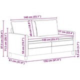  Set sofe 2 pcs Vinska crvena Baršun | shoptok.hr