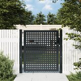 vidaXL vrtna vrata antracit 105 x 150 cm čelična cijene