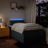  Krevet s oprugama i madracem plavi 120 x 200 cm od tkanine | shoptok.hr
