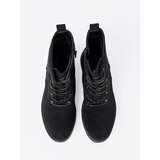 Shelvt Comfortable black workers on a flat sole | Shoptok.si