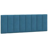 vidaXL Vzglavna stranica modra 140 cm žamet, (21058406) Cene