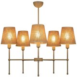  Luster na šipci MADELA 5xE14/40W/230V juta/bež | Eponuda.com