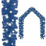 vidaXL Božićna girlanda s LED svjetlima 5 m plava Cijene