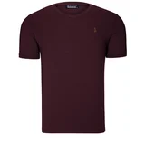 dewberry T8568 V-NECK MENS T-SHIRT-PLAIN PURPLE