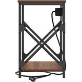  Noćni ormar 2 pcs Smeđi hrast 41 x 31 x 51 cm Konstruirano drvo | Eponuda.com