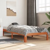 Maison Chic Posteljni okvir - Enojna postelja - Postelja za odrasle brez vzmetnice voščeno rjav 100x200 cm borovina-J8055, (21762774) | Shoptok.si