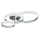 Globo 67377-72 - LED prigušiva stropna svetiljka FRANCINE LED/72W/230V srebrna + daljinski upravljač | Eponuda.com