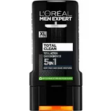 L´Oréal Paris Men Expert Total Clean 5 in 1 dodatni čistilni gel za prhanje 300 ml za moške
