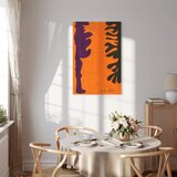  Slika - Henri Matisse – Black and Violet Arabesques on Orange 60x90 Standard | shoptok.hr