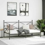 Dnevni krevet bez madraca crni 100x190 cm čelik | shoptok.hr
