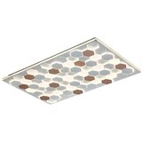 CINQUE bela led stropna svetilka z glasovnim upravljanjem s pomočjo mobilne aplikacije s kovinskim senčilom 70x115 cm cifavo – | Shoptok.si