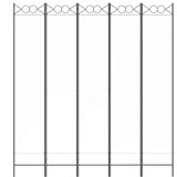 Sobna pregrada s 5 panela bijela 200x220 cm od tkanine | Eponuda.ba