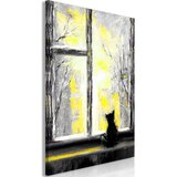  Slika - Longing Kitty (1 Part) Vertical Yellow 80x120 Cijene