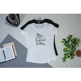 limited edition - strukirana majica bela