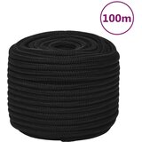  Radno uže crno 14 mm 100 m poliestersko | shoptok.hr