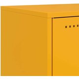vidaXL TV omarica gorčično rumena 68x39x60,5 cm jeklo | Shoptok.si