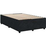  Krevet box spring s madracem crni 120 x 190 cm baršunasti | shoptok.hr