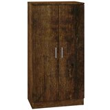 Maison Chic Omarica za obutev - Kopa za čevlje dimljeni hrast 55x35x108 cm inženirski les, (21777650) Cene