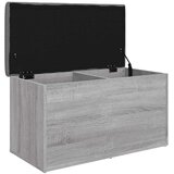  Klupa za cipele siva boja hrasta 82x42x45 cm konstruirano drvo | shoptok.hr