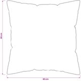  Jastuk FULDA 80 x 80 cm 100% gusja dol i perje Bijela | shoptok.hr