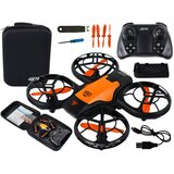  Aku. LED dron za začetnike 12cm oranžen | Shoptok.si