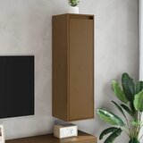 Maison Chic Stenska omarica - Zidna omarica 2 kosa medeno rjava 30x30x100 cm trdna borovina iu26, (22063232) | Shoptok.si