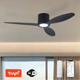  ZEVENTI - LED plafonski ventilator VENTORA LED/24W/230V Wi-Fi Tuya crna + daljinski upravljač | Eponuda.com