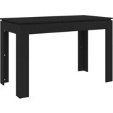 Furnova Jedilna miza črna 120x60x76 cm iverna plošča, (21946993) | Shoptok.si