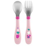  Chicco metalne kašika i viljuška 18M+ Roze | Eponuda.com