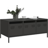  Stolić za kavu crni 101,5x50x43,5 cm od hladno valjanog čelika | shoptok.hr