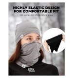ROCKBROS YDWB005 višenamjenski šal od merino vune i lyocella, sivi | shoptok.hr
