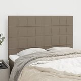 vidaXL Uzglavlja 4 kom smeđesivi 72 x 5 x 78/88 cm od tkanine Cijene